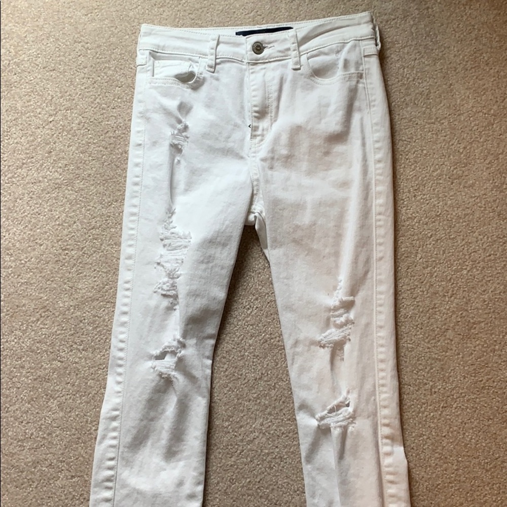 Hollister High Rise Crop Jeans